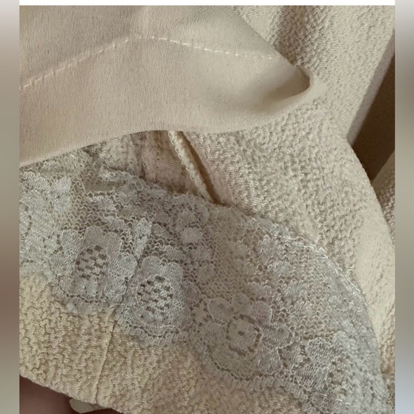 kate spade bisque crepe button back elegant sz6 dress goddess/Audrey Hepburn - Picture 11 of 14